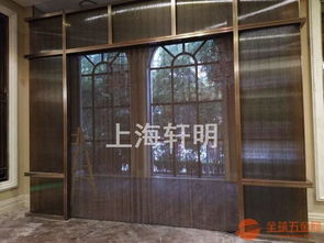 酒店电动金属帘制作案例 室内外装饰的创新应用